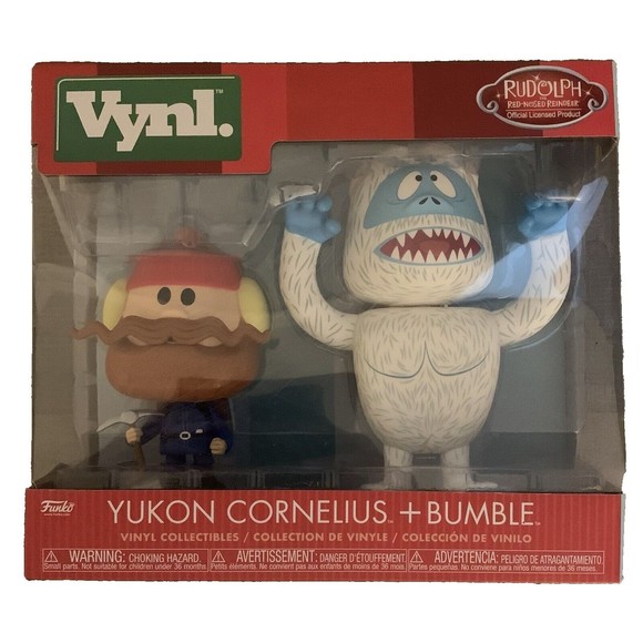 Funko Vynl Yukon Cornelius and Bumble Abominable Rudolph the Red Nose Reindeer - Picture 1 of 16